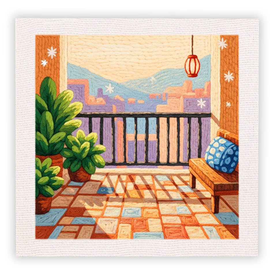 Square Poke-and-pop Craft DIY Kit