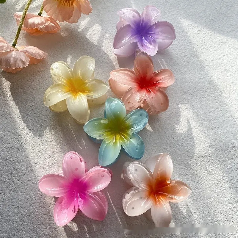 Egg Bauhinia Flower Back Spoon Grasping Hair
