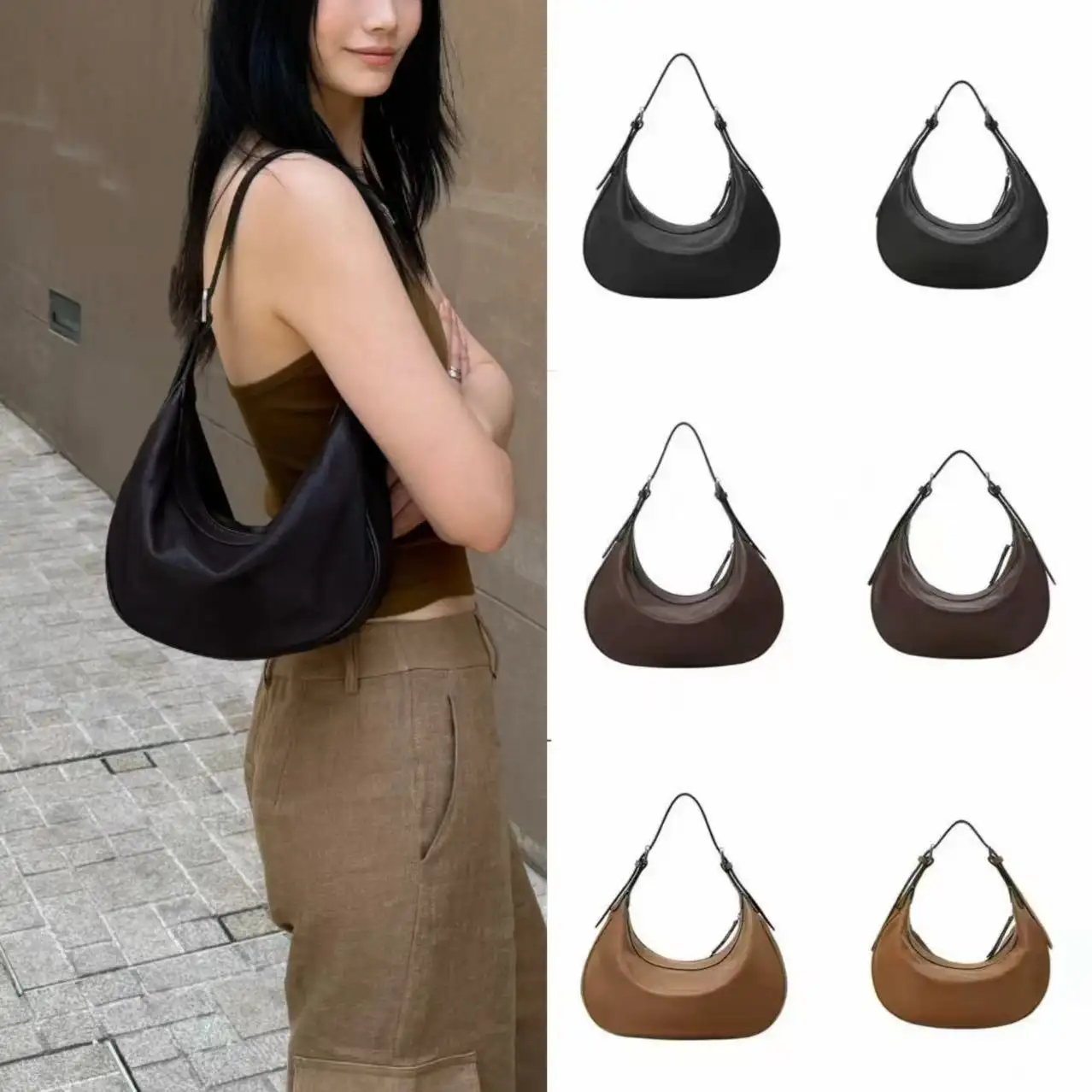 Versatile Commuter Crossbody Underarm Bag