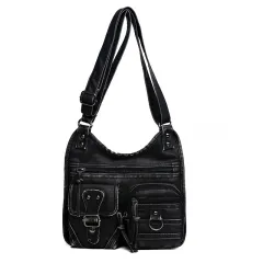 Retro New Underarm Shoulder Bag - Gray - View 1