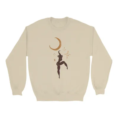 European American Fashion Floral Print Round Neck Sweater Floral - Shop at LoveMi