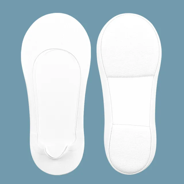 Women's Arch Invisible Low Cut Socks Soft Sponge Shock Absorption White - Shop at LoveMi