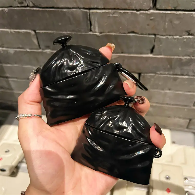 Creative Three-dimensional Garbage Bag Bluetooth Earphone Cover