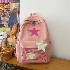 Sweet Girl Backpack XINGX Strap College Style Large Capacity Leisure - Pink - View 1