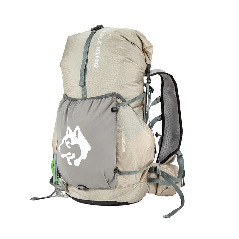 Outdoor Camping Bags Hiking Backpack - Gray