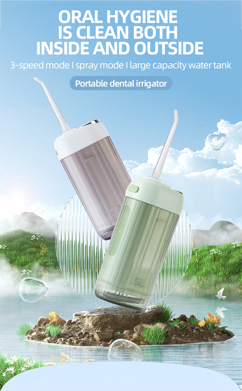 Title 2, Water Toothpick Portable Top Cover Mirror Desig...