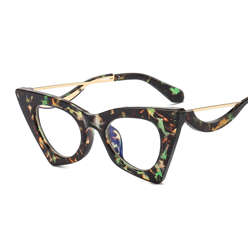 Cat Eye Shape Selfie Plain Glasses