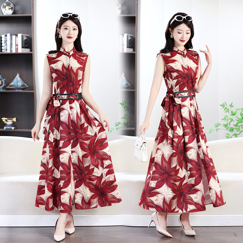 Women's Elegant Loose Casual Sleeveless Dress