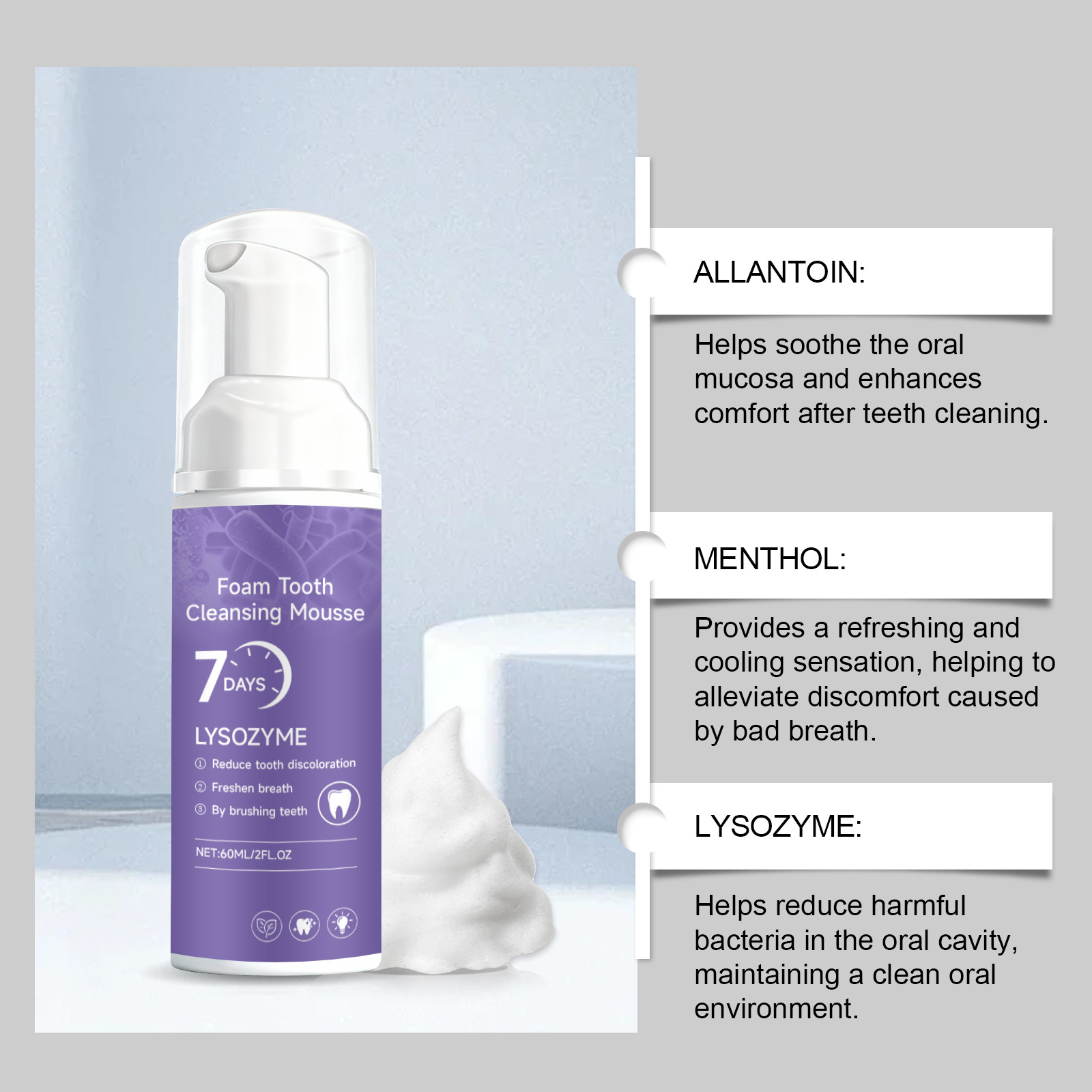 Foam Teeth-Cleaning Mousse