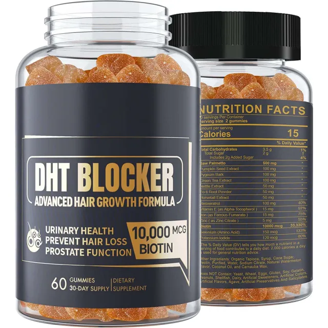Blocking Agent Soft Candy Hair 60 Capsules DHT Soft Candy Black - Shop at LoveMi