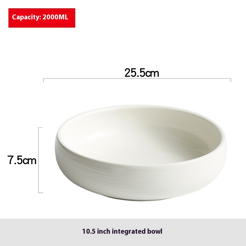 10.5inches Integrated Bowl