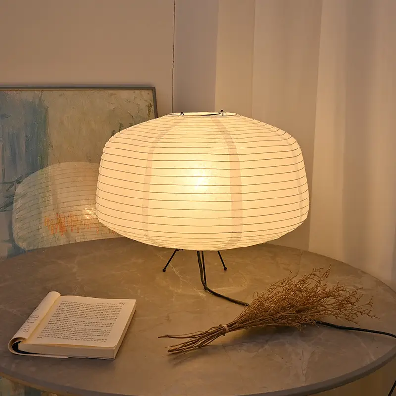 Japanese Style Xuan Paper Lamp Creative Simple Bedroom