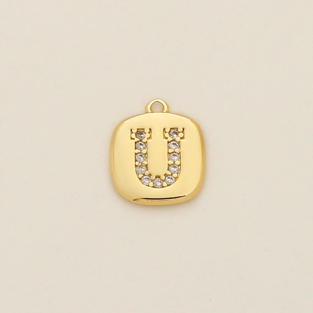 Fashion Simple 26 English Letters Pendant Necklace