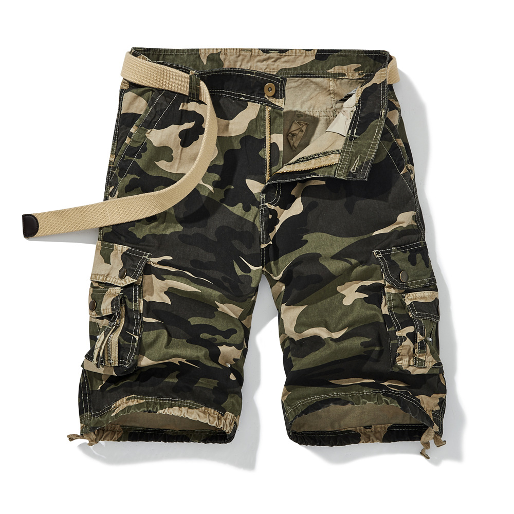Men's Cotton Camouflage Beach Pants Loose