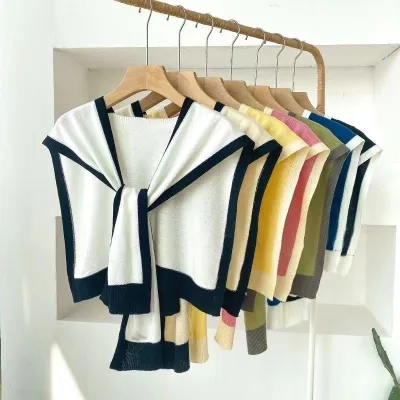 Air-conditioned Room Shawl Shoulder Neck Protection Fake Collar Skirt