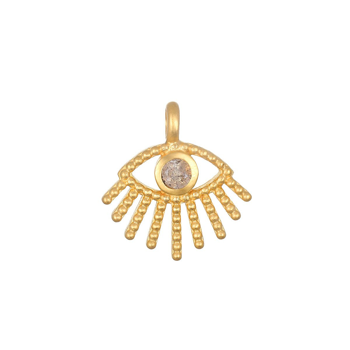 Classic Element Pendant Necklace Sun Devil's Eye Moon Twelve Birthstone Necklace