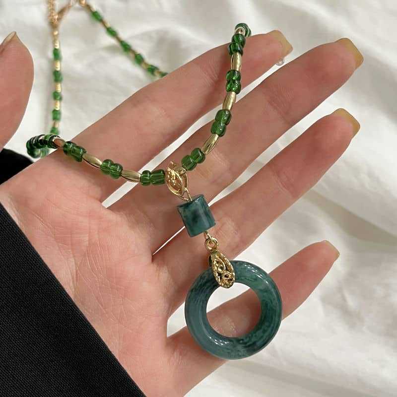 Jade Pendant Necklace, picture 3 of 4