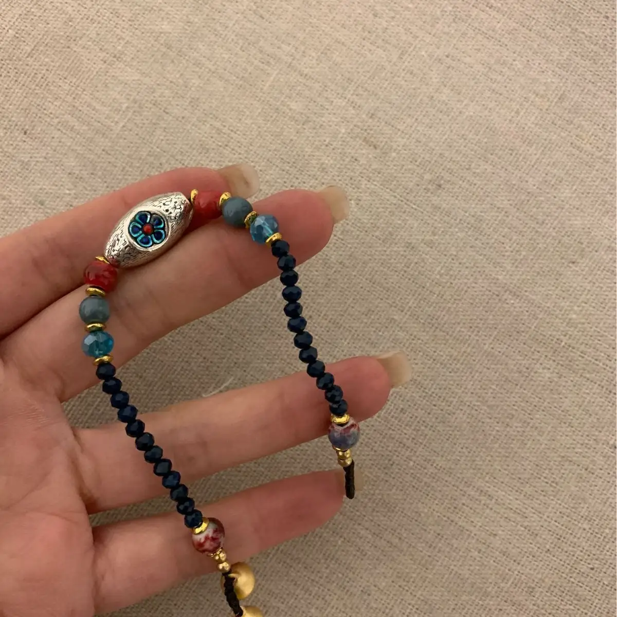 Ancient-style Bracelet Ethnic Tibetan-style Braided Wrist Cord