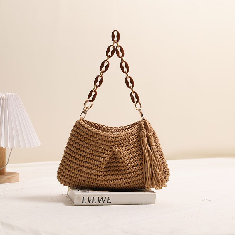 Cotton Knit Crossbody Bag, picture 3 of 10