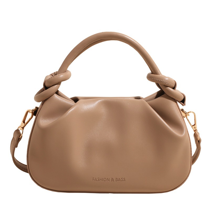Korean-style Niche Minimalist Pleated Cloud-shaped Versatile Casual Commuter Crossbody Bag