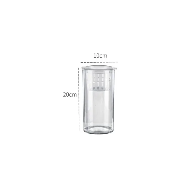 Living Room Micro Landscape Desktop Ecological Pot Transparent Plastic Creative Decoration Fish Tank 5005 Cylinder 837 - Shop at LoveMi