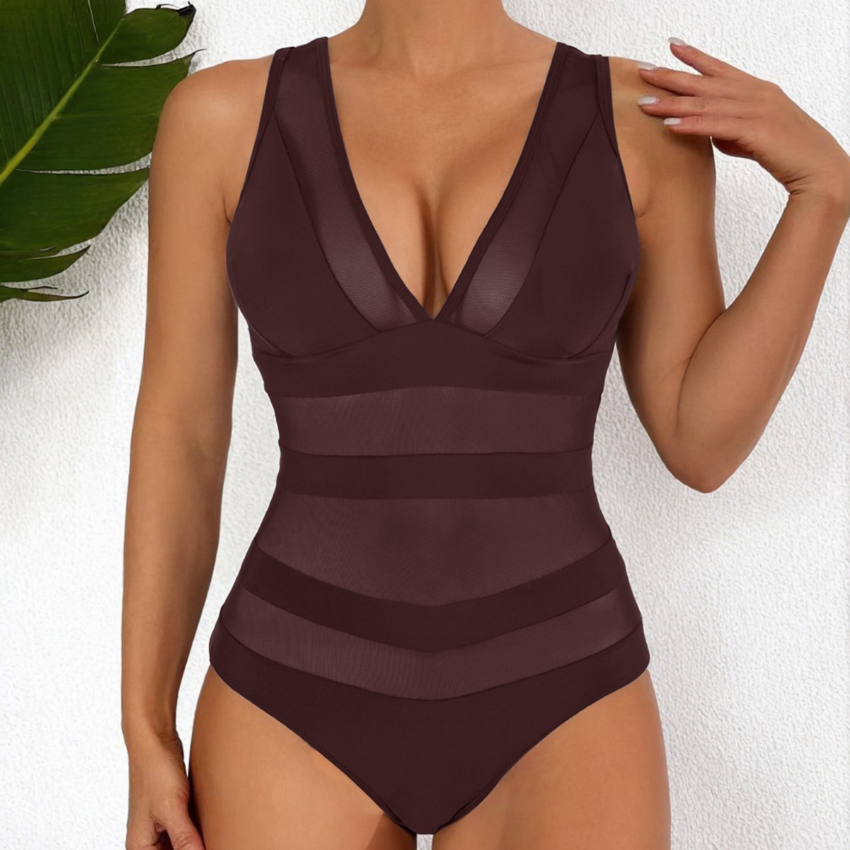 Sexy Form-fitting Cutout One-piece Swimsuit