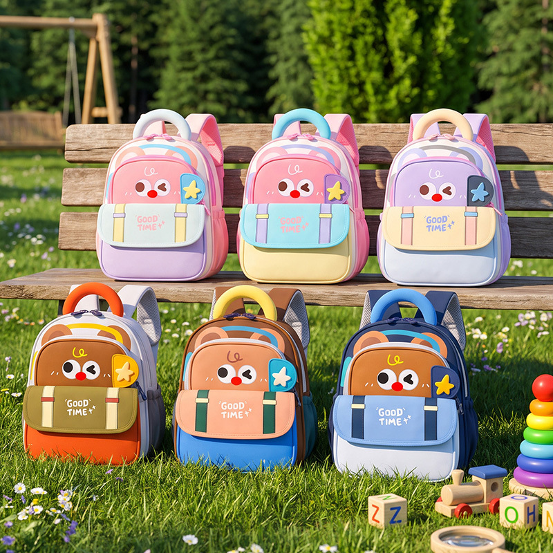Little Bear Childrens Backpack Lightweight Kindergarten School Bag