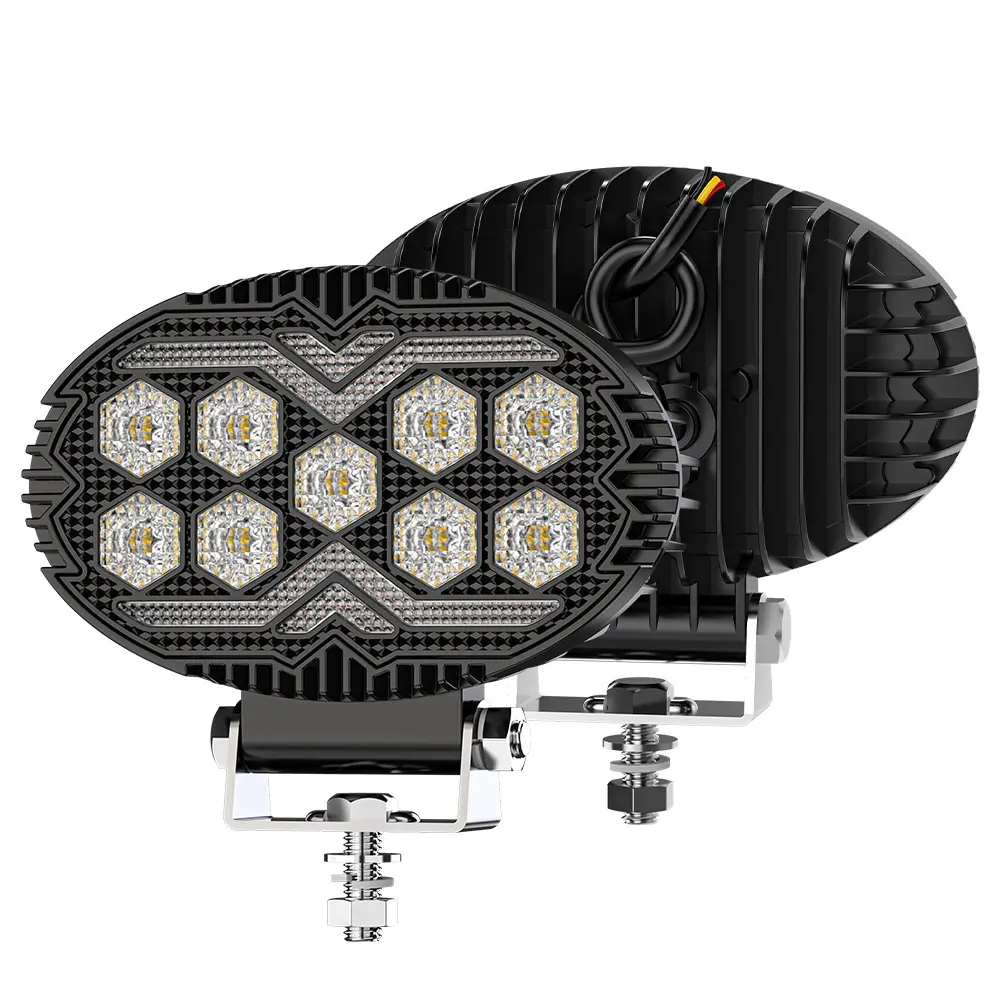 Black Warrior 55-inch Oval 9led Work Light