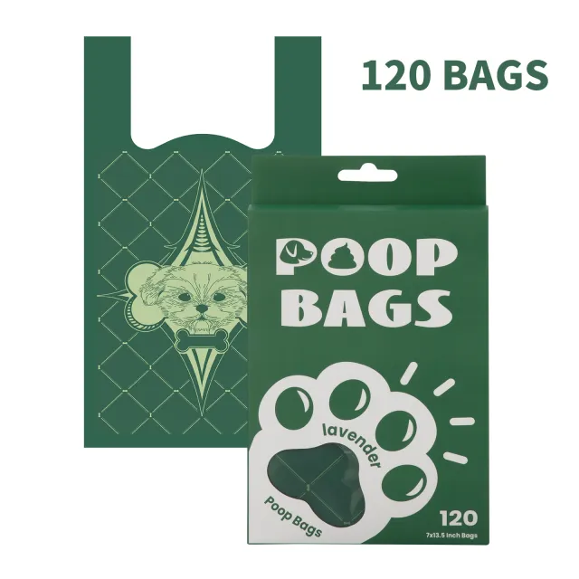 Handle Dog Waste Bag EPI Vest Poop Picking Bags Degradable Cat Litter Bag Green - Shop at LoveMi
