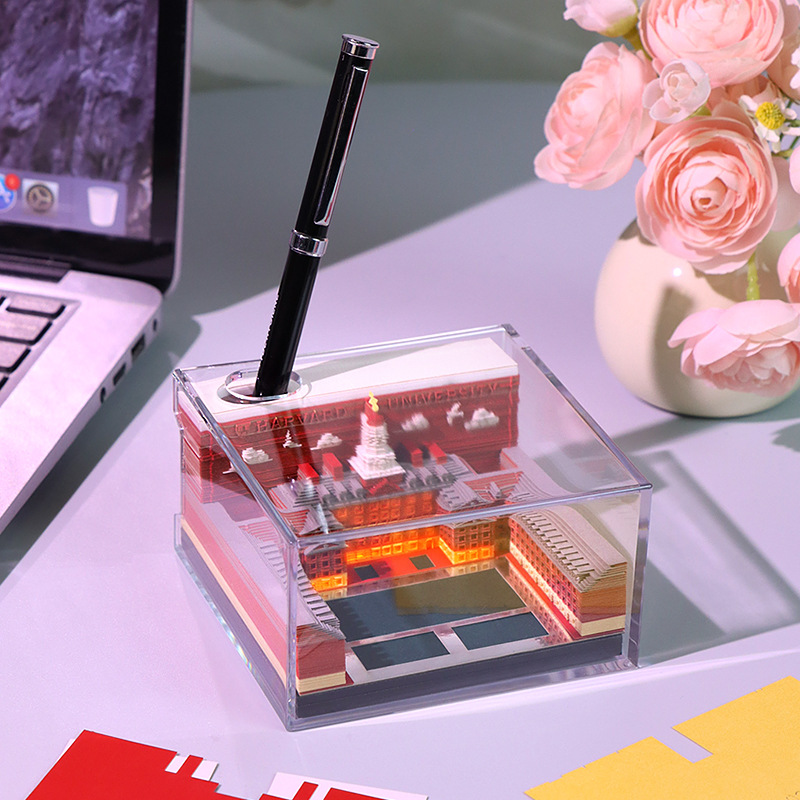 Desktop Ornaments Harvard 3d Sticky Notes