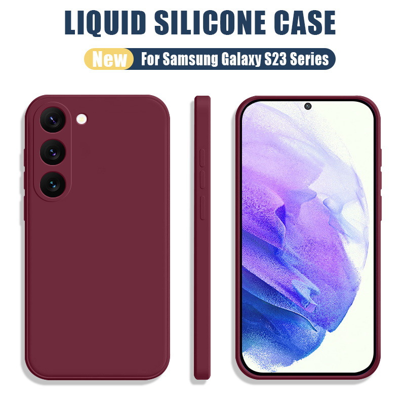 Solid Color Simple Drop-resistant Liquid Silicone Phone Case - Image 8