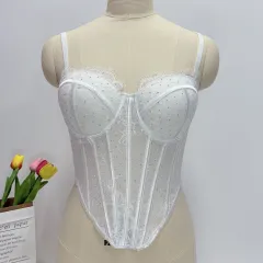 Women's Solid Color Minimalism Shaping And Lifting Corset - White - View 1