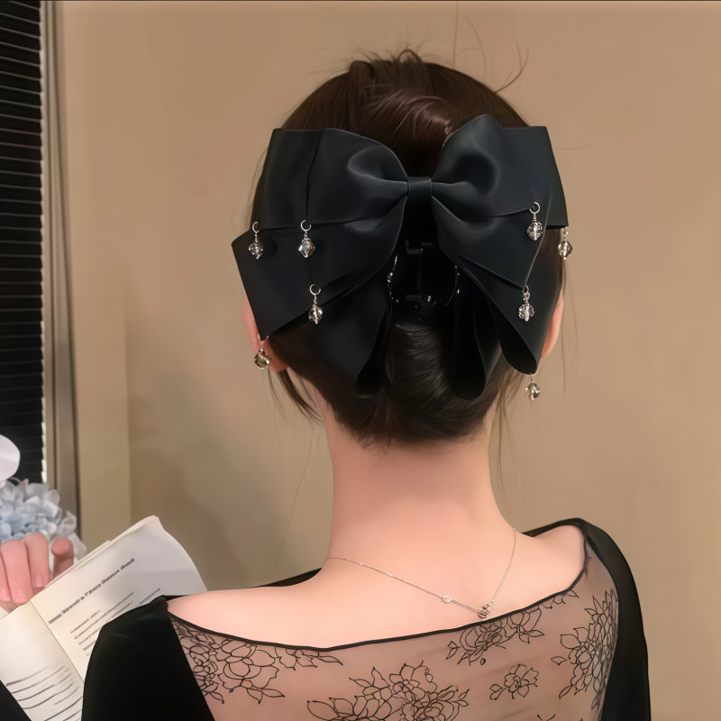 Multi-layer Butterfly Hair Clips With A Sparkling Bow