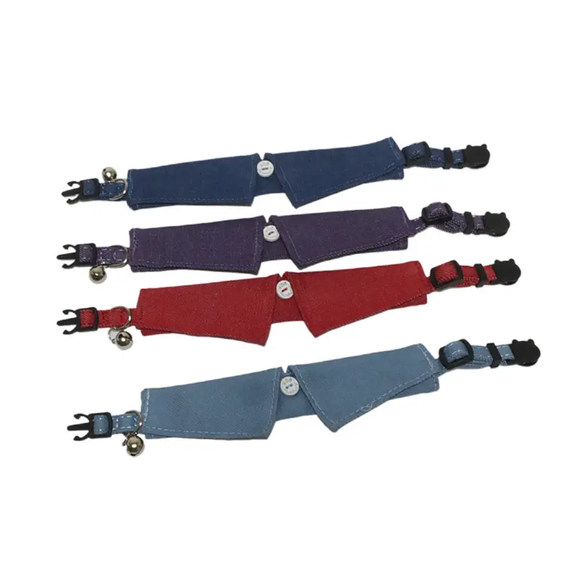 New Pet Denim Cat Collar
