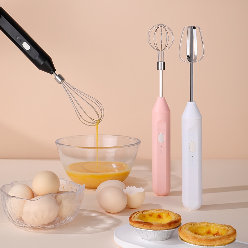Handheld Electric Egg Beater For Home Baking Of Cakes — foto 7