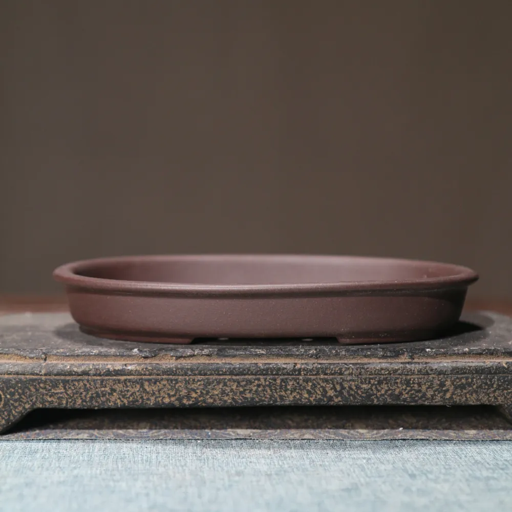 Purple Sand Flower Pot Oval