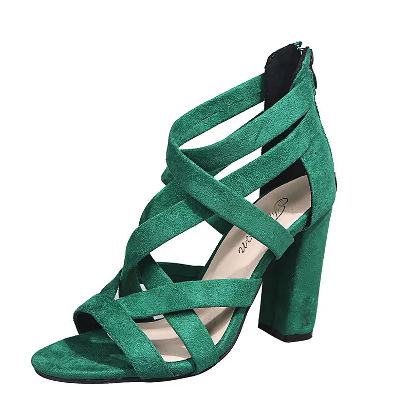 Large Size Thick Heel Women's Sandals