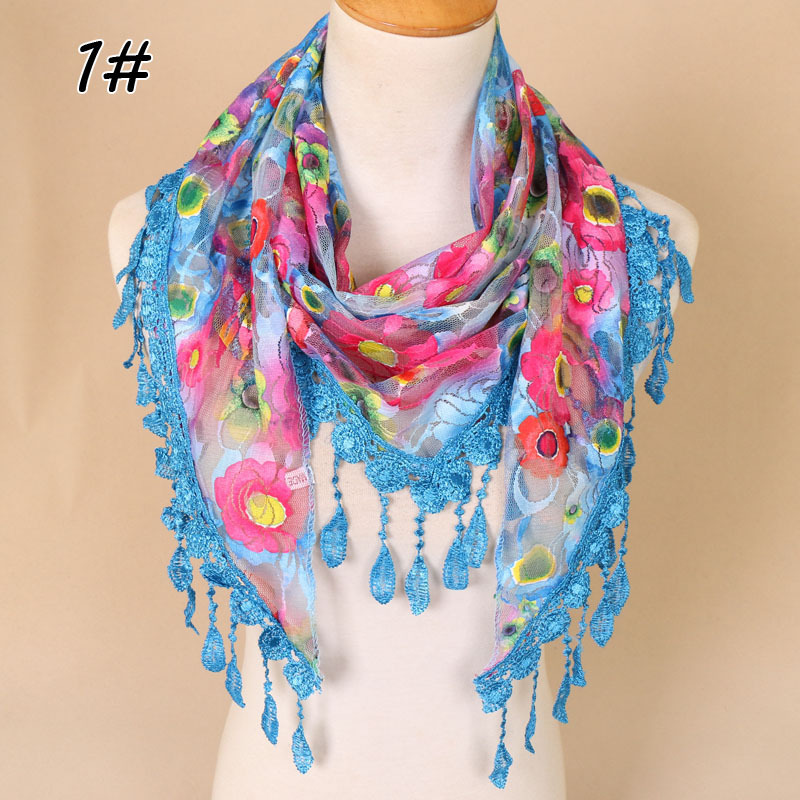 Breathable Hollow Women's Triangular Binder Decorative Veil