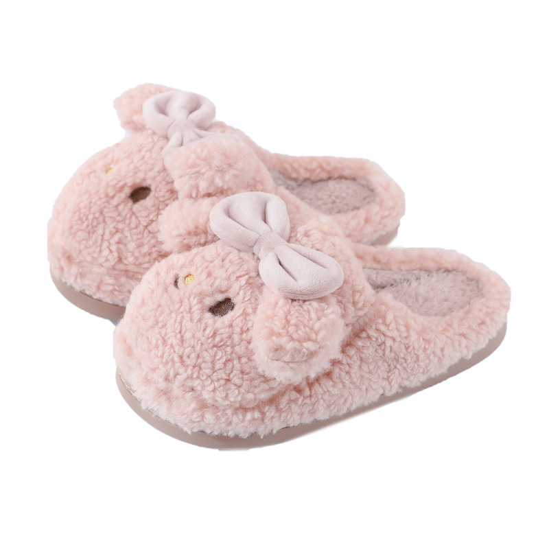 Winter Cotton Women's Indoor Warm Plush Slippers - Image 12