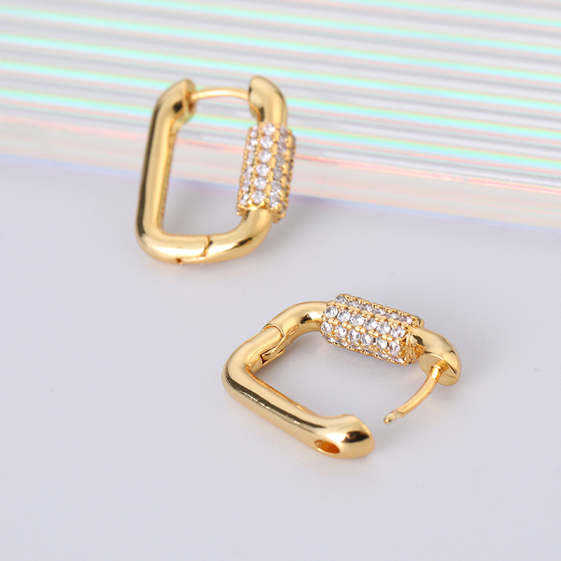 Zircon Simple Female Summer Ear Clip