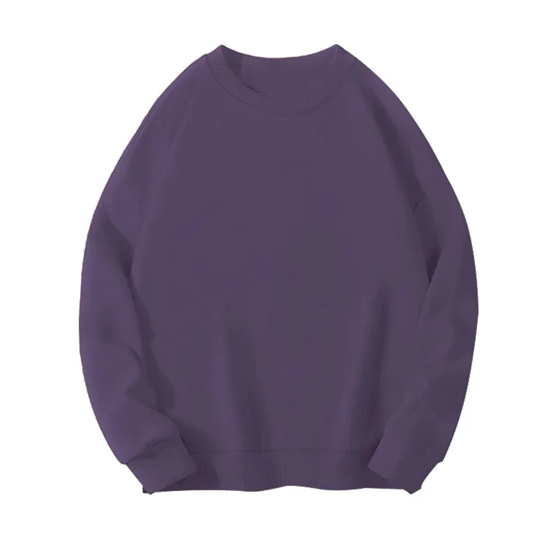 Women's Autumn And Winter Solid Color Sweater - Violet G21