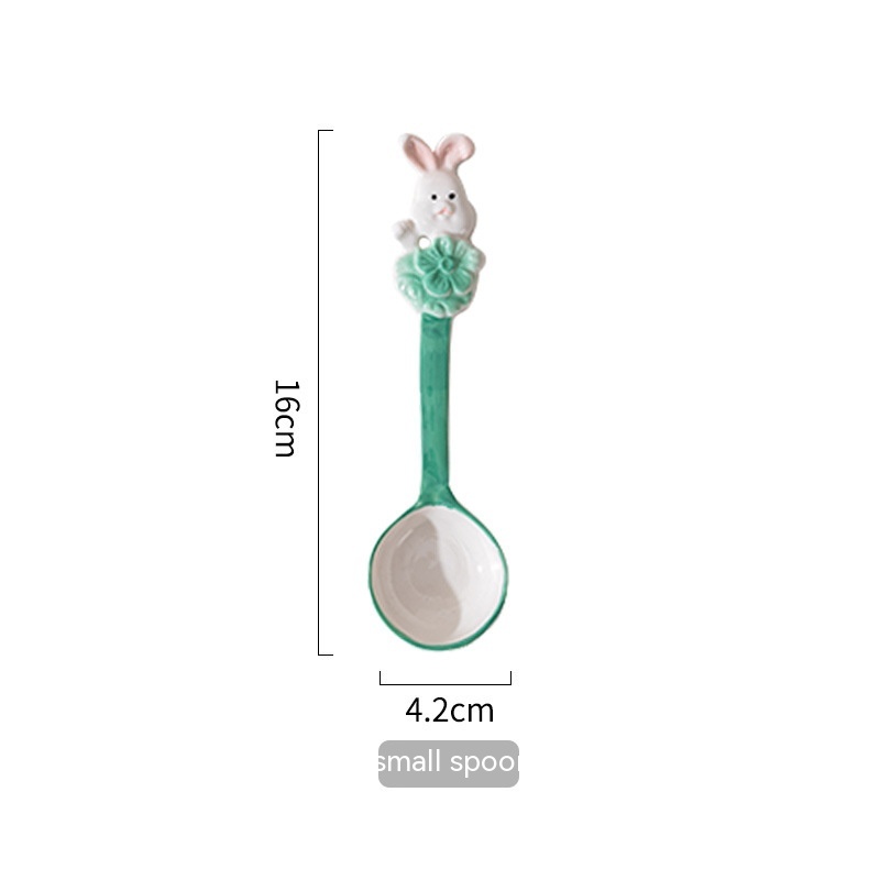 Green Long Spoon 1