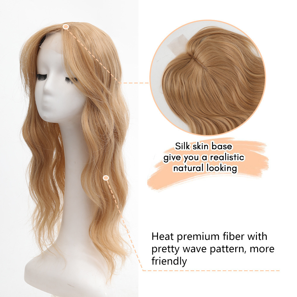 Handwoven Lace Hair Extension Piece European And American-style Long  Voluminous Wavy Curls For Women