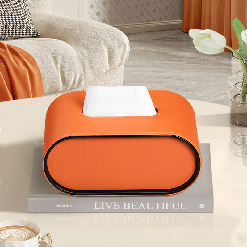 Orange Tissue Box