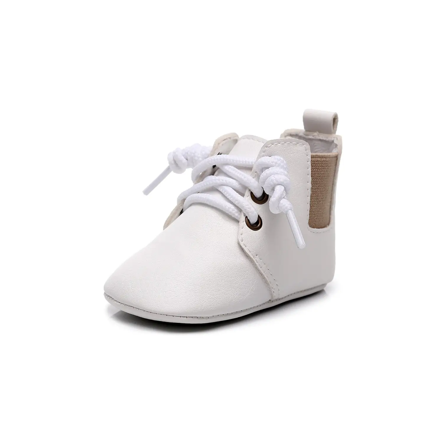 PU Lace-up British Style Children's Ankle Boots