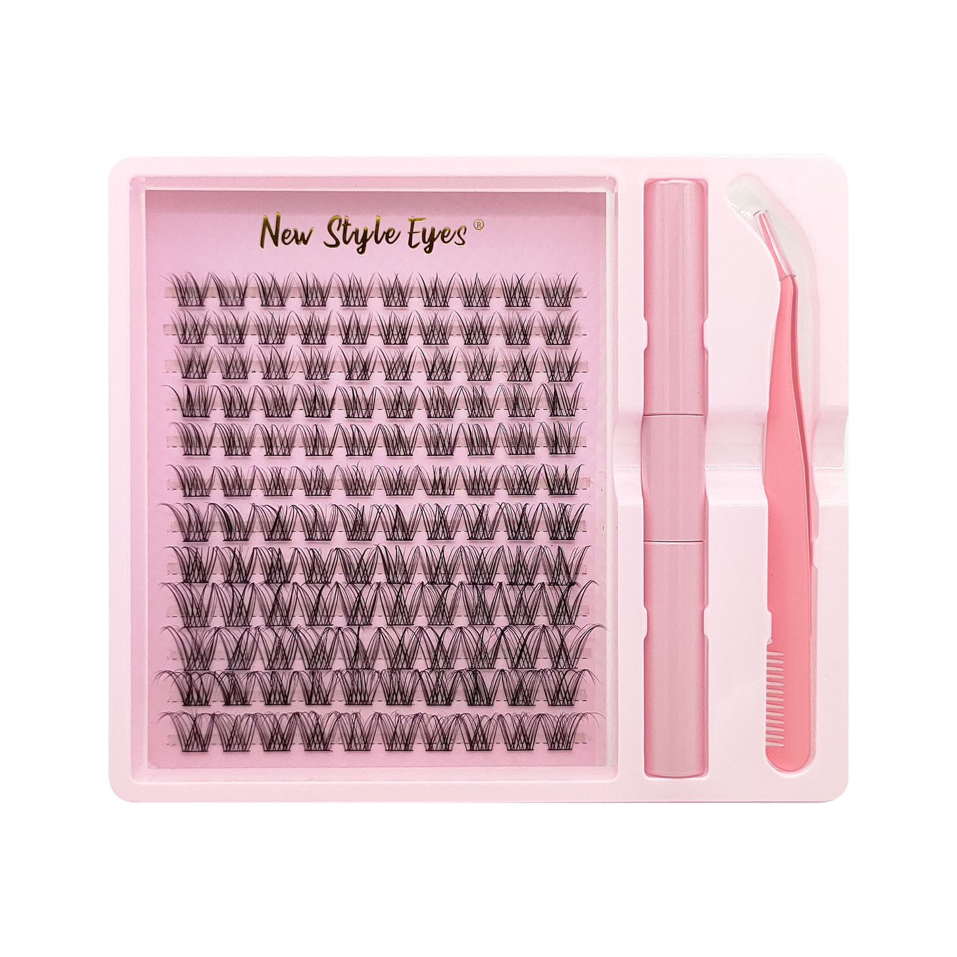 Twelve-row Set Long Cross Thick False Eyelashes