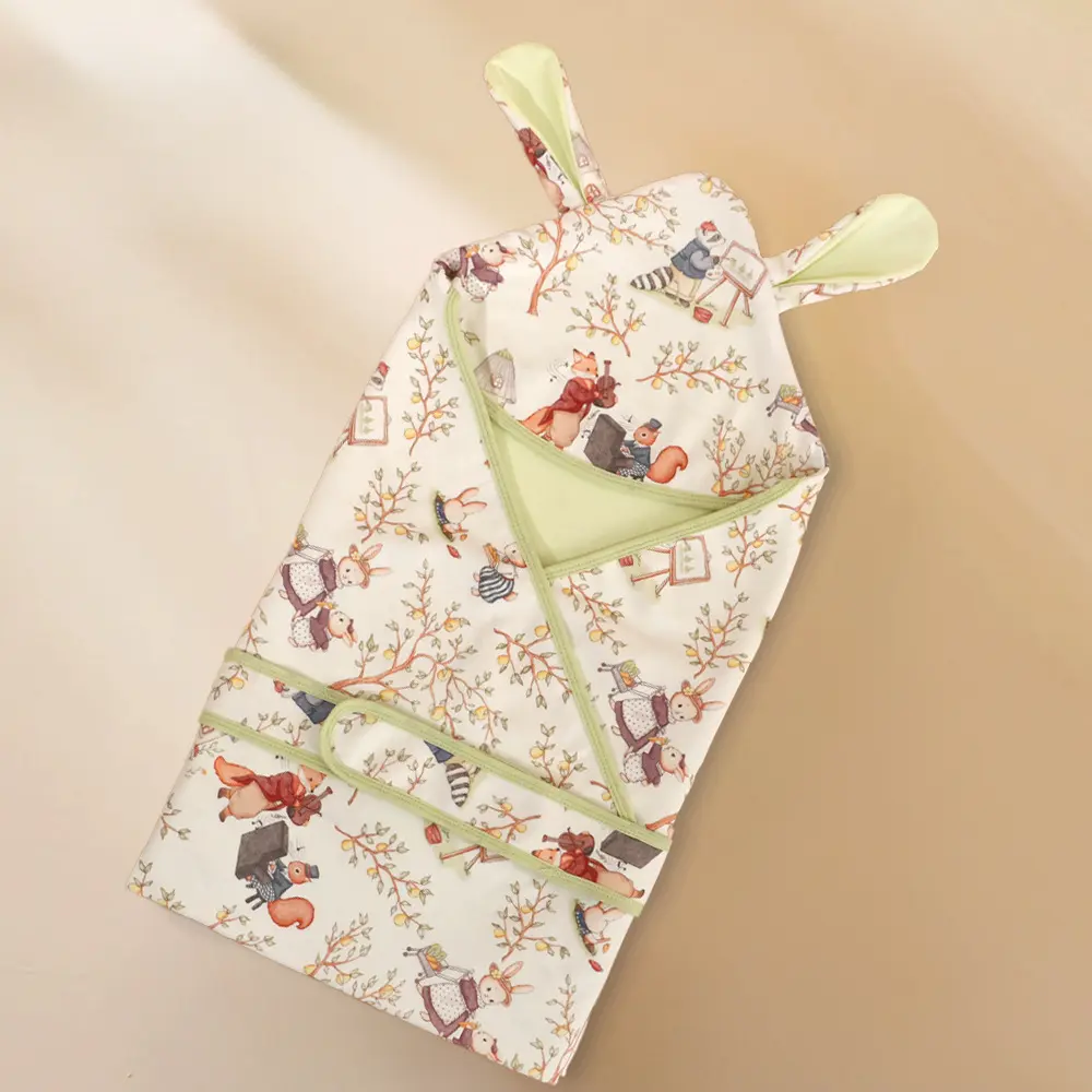 Newborn Nursery Swaddle Blanket Thin Style