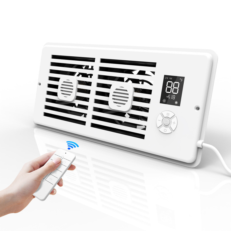 Intelligent aromatherapy duct booster fan with 1-10 speed adjustment