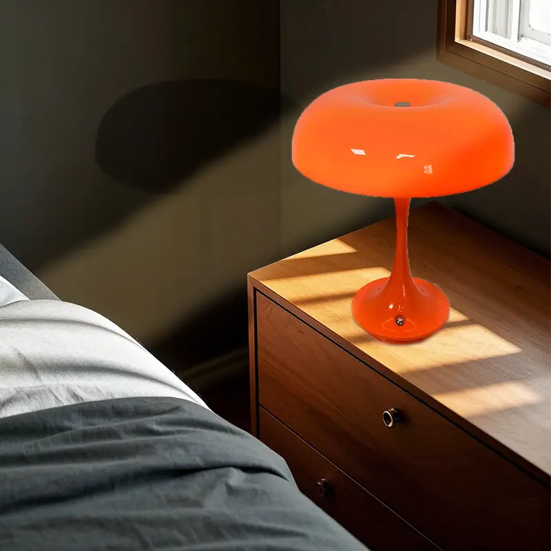 Personalized Table Lamp Cream Style Mushroom Atmosphere Girly Heart