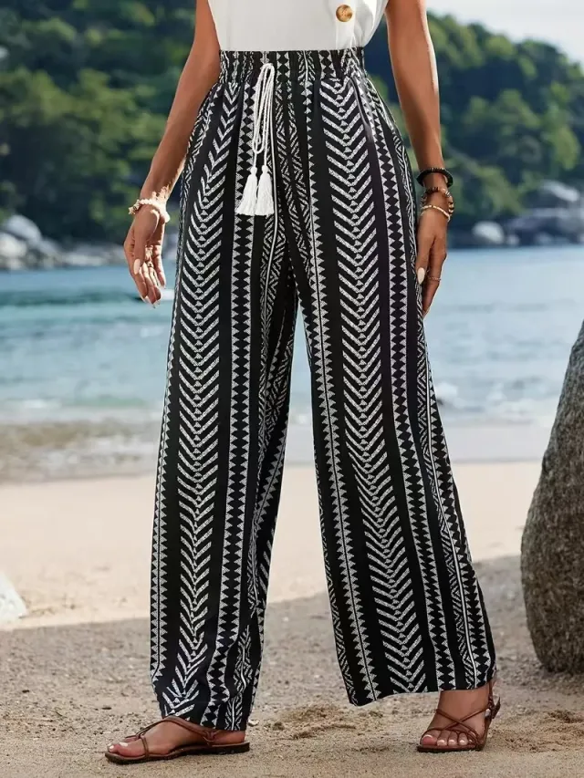 Black Korean Style Straight leg Pants Women's Trousers Black - Shop at LoveMi